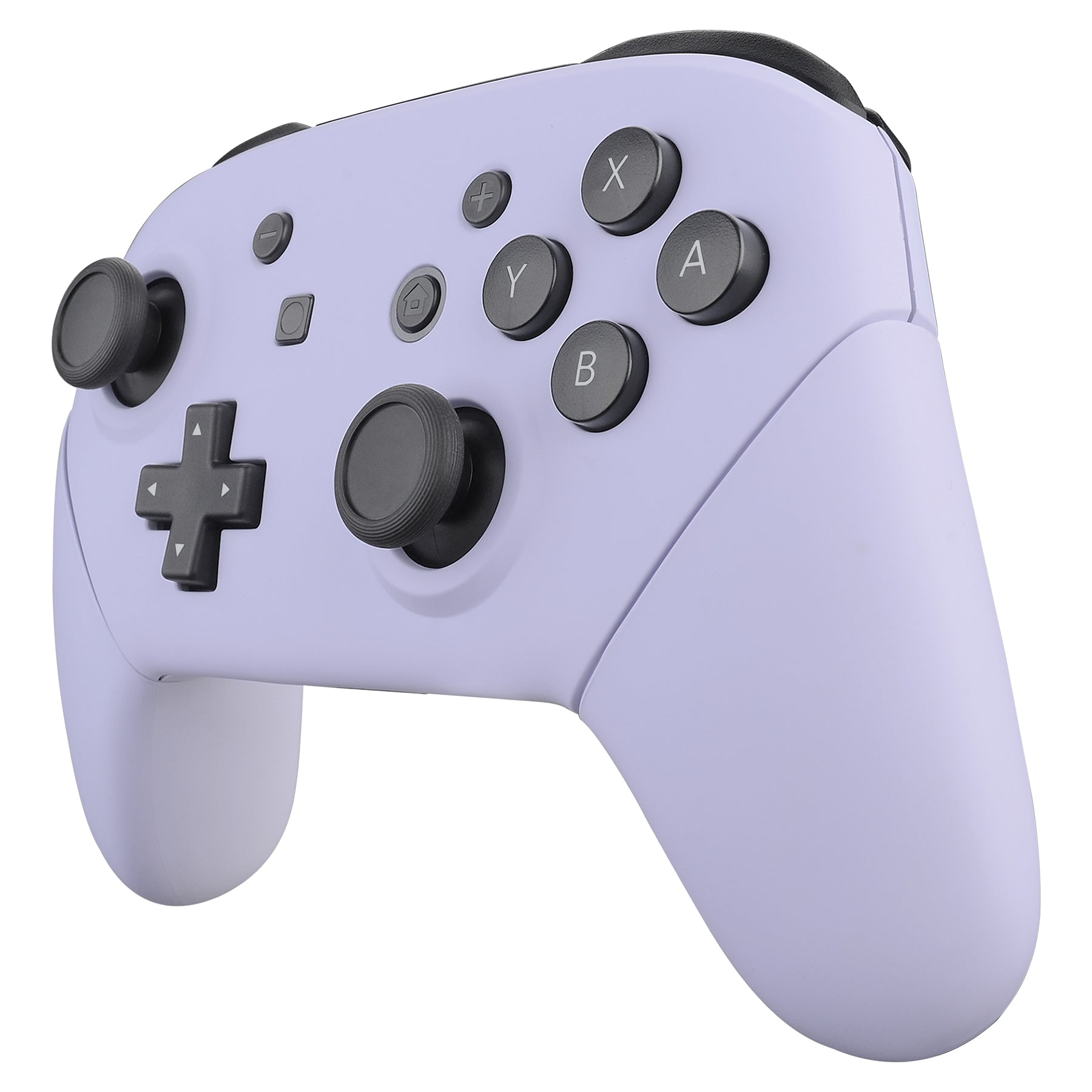 eXtremeRate Light Violet Faceplate & Backplate Handles for Nintendo Switch Pro Controller - Custom Replacement Shell (Controller Not Included) - Perfect for Gaming, DIY Mods & Personalization