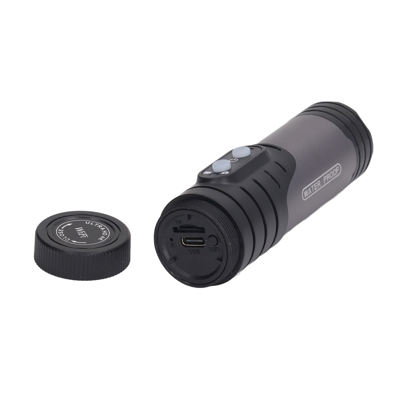 Tbest 4K WiFi Sports Action Camera - 120° Wide Angle, Anti-Shaking, Waterproof for Riding, Cycling, Hiking & Outdoor Adventures (Dark Gray)
