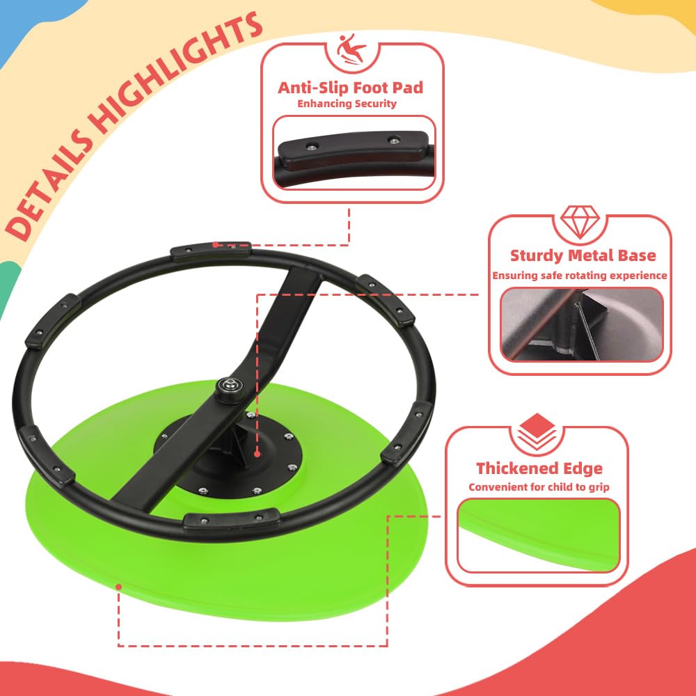 Sensory Spinning Chair for Kids with Autism & ADHD - Toddler Swivel Chair Sit & Spin Toy - Easter Birthday Gift for Boys & Girls - Calming Sensory Toy for Classroom & Home Use