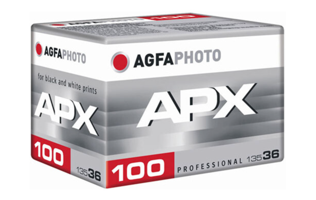 AgfaPhoto Agfapan APX 100 Black and White 35mm Film Roll (36 Exposures) - Perfect for Street Photography & Classic Film Cameras