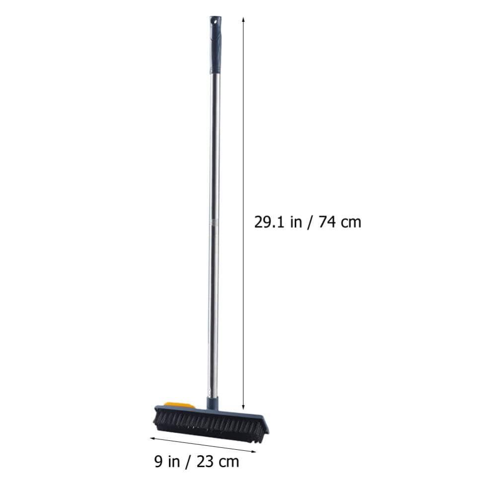 DOITOOL Multi-Purpose Squeegee Brush - Heavy Duty Deck, Grout, and Shower Scrubber - Perfect for Tile Cleaning, Bathroom Scrubbing, and Outdoor Surface Maintenance