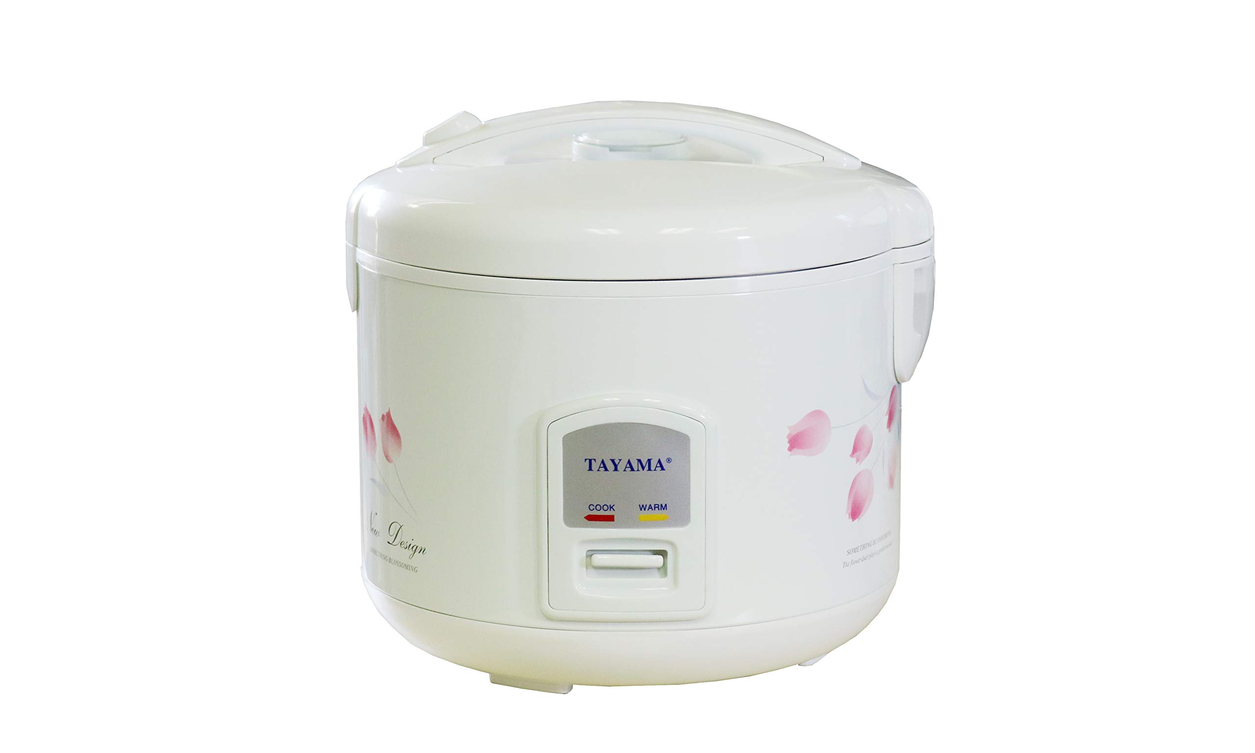 TRC-08 8-Cup Rice Cooker with Steam Basket - Cool Touch Exterior, Keep Warm Function - Perfect for Family Dinners, Meal Prep & Small Kitchens