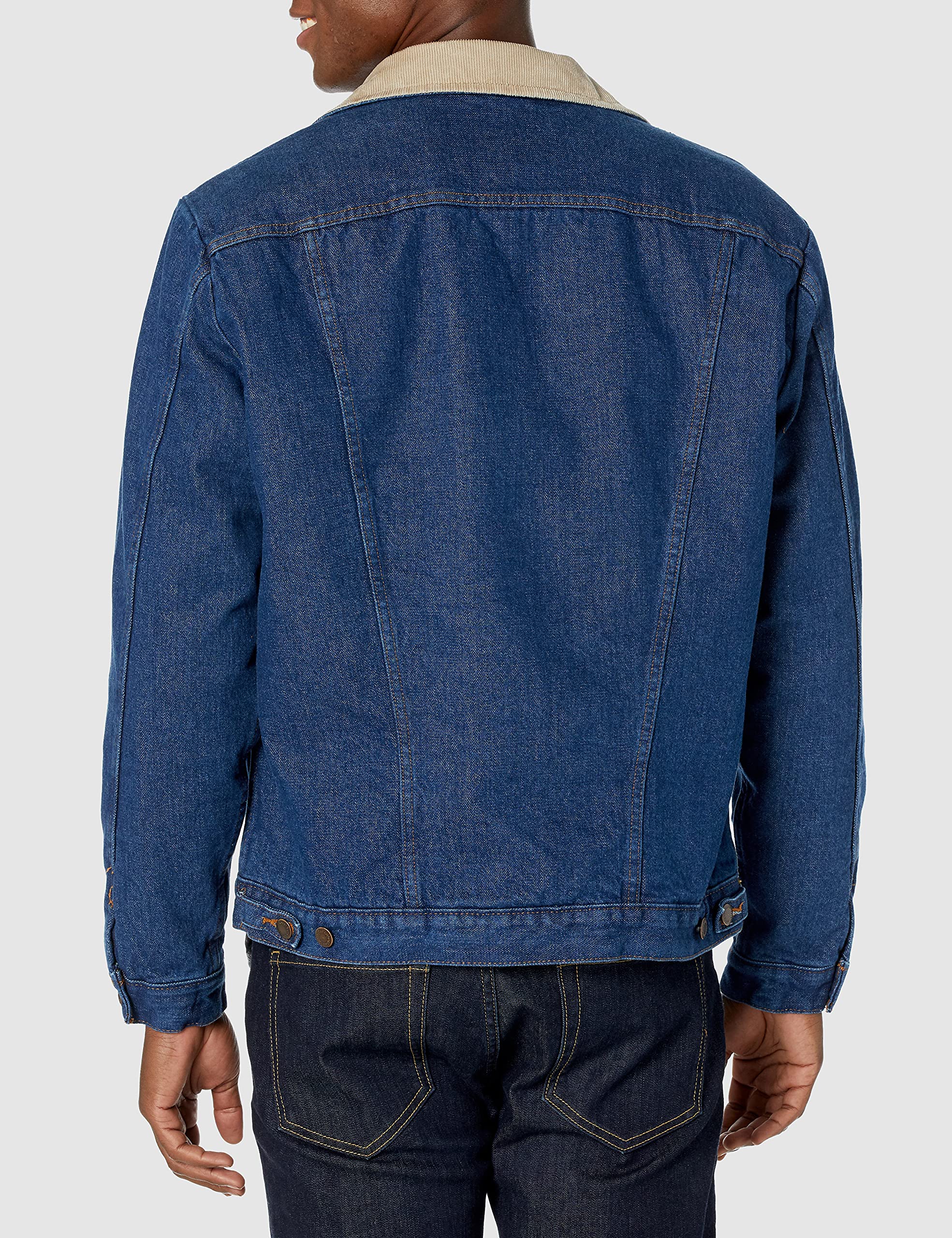Wrangler Men's Western Style Lined Denim Jacket - Classic Cowboy Workwear for Outdoor, Ranch & Casual Wear