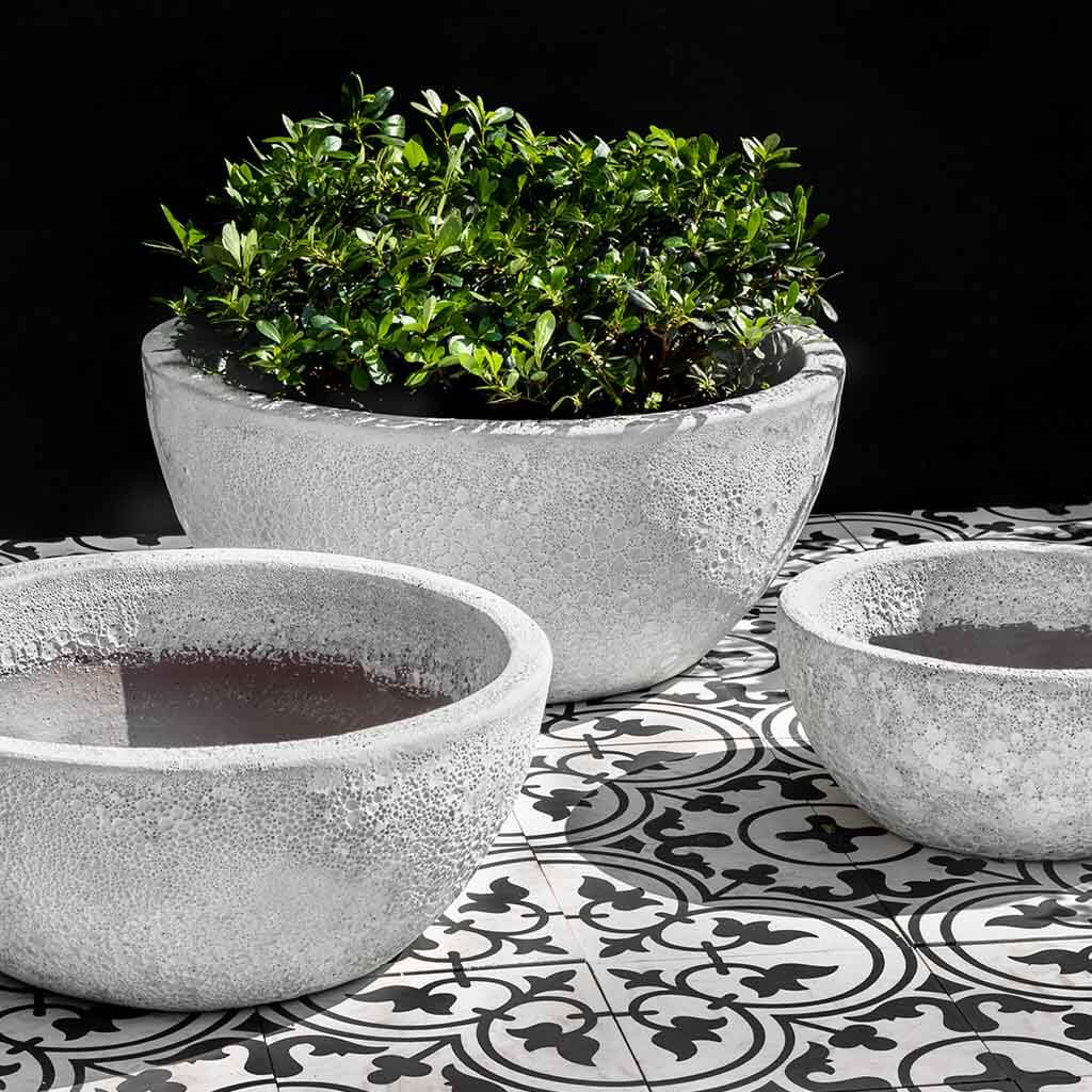 Campania International Mira Bowl Set of 3 - White Coral Porcelain Serving Bowls for Soup, Salad, Dessert | Elegant Tableware for Dining, Entertaining & Home Decor