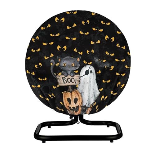 Ghost Black Cat Pumpkin