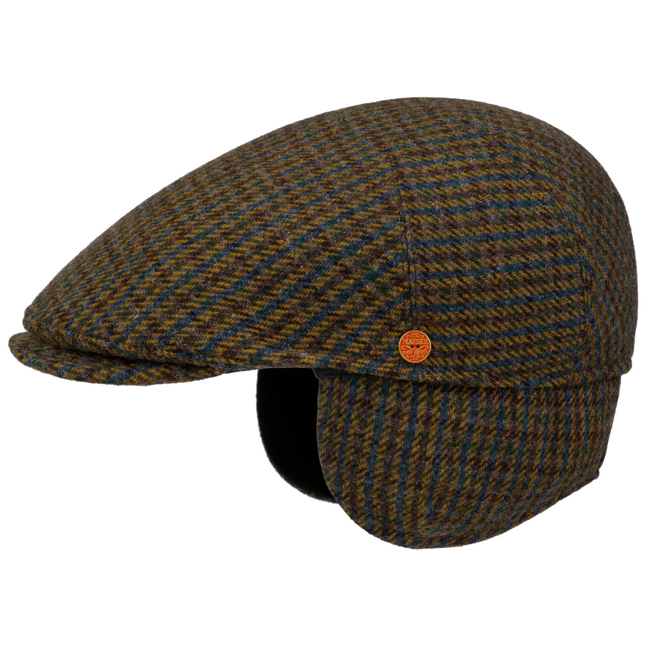Stylish Mayser Sidney Plus Flat Cap with Ear Flaps - Warm Winter Hat for Men & Women - Perfect for Outdoor Activities, Hiking, and Cold Weather Fashion