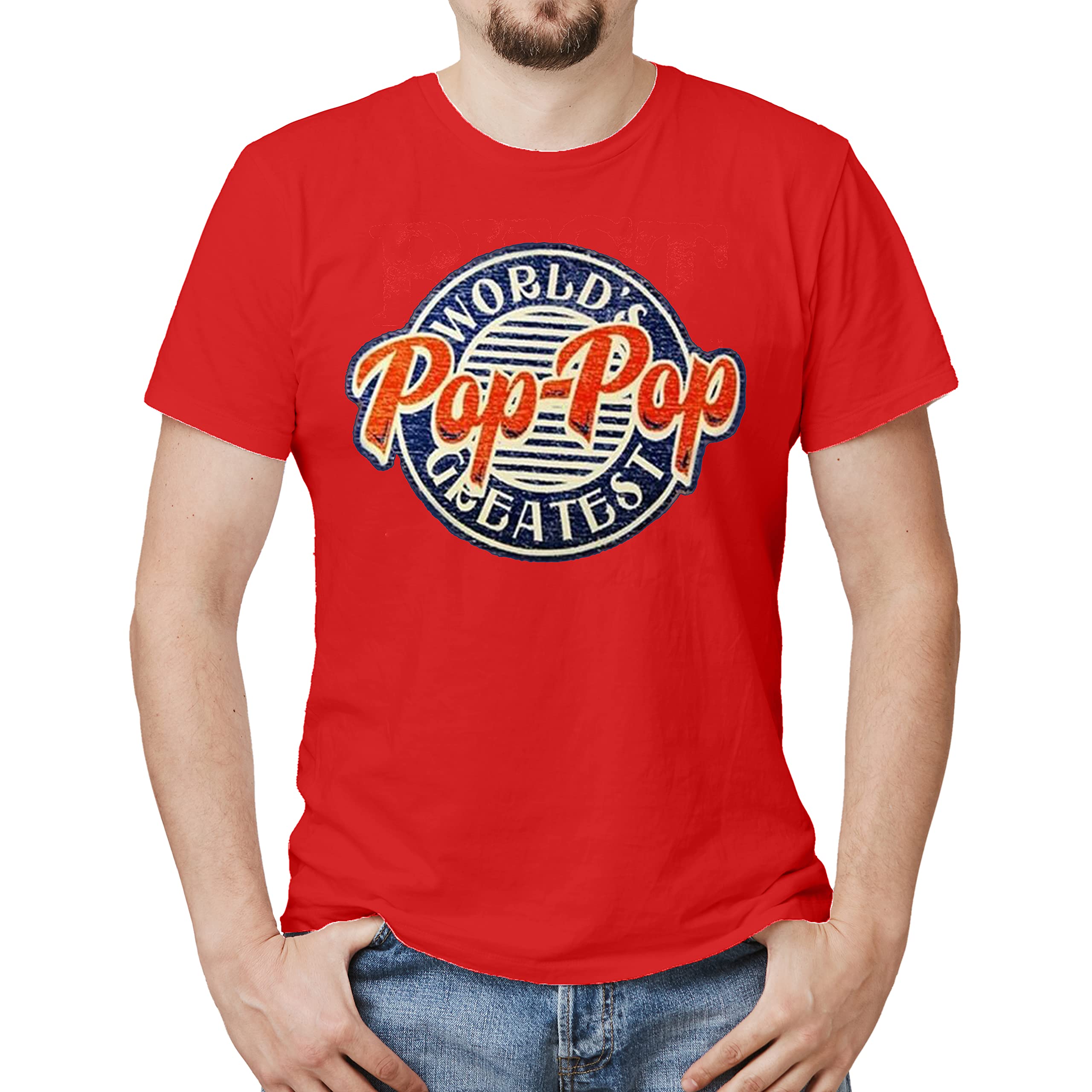 Fresh Tees® World's Greatest Pop-Pop Father's Day T-Shirt - Funny Gift for Husband, Dad & Grandpa - Perfect for Birthday, Anniversary & Family Gatherings