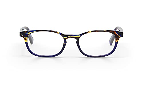 Navy Tortoise Front and Temples