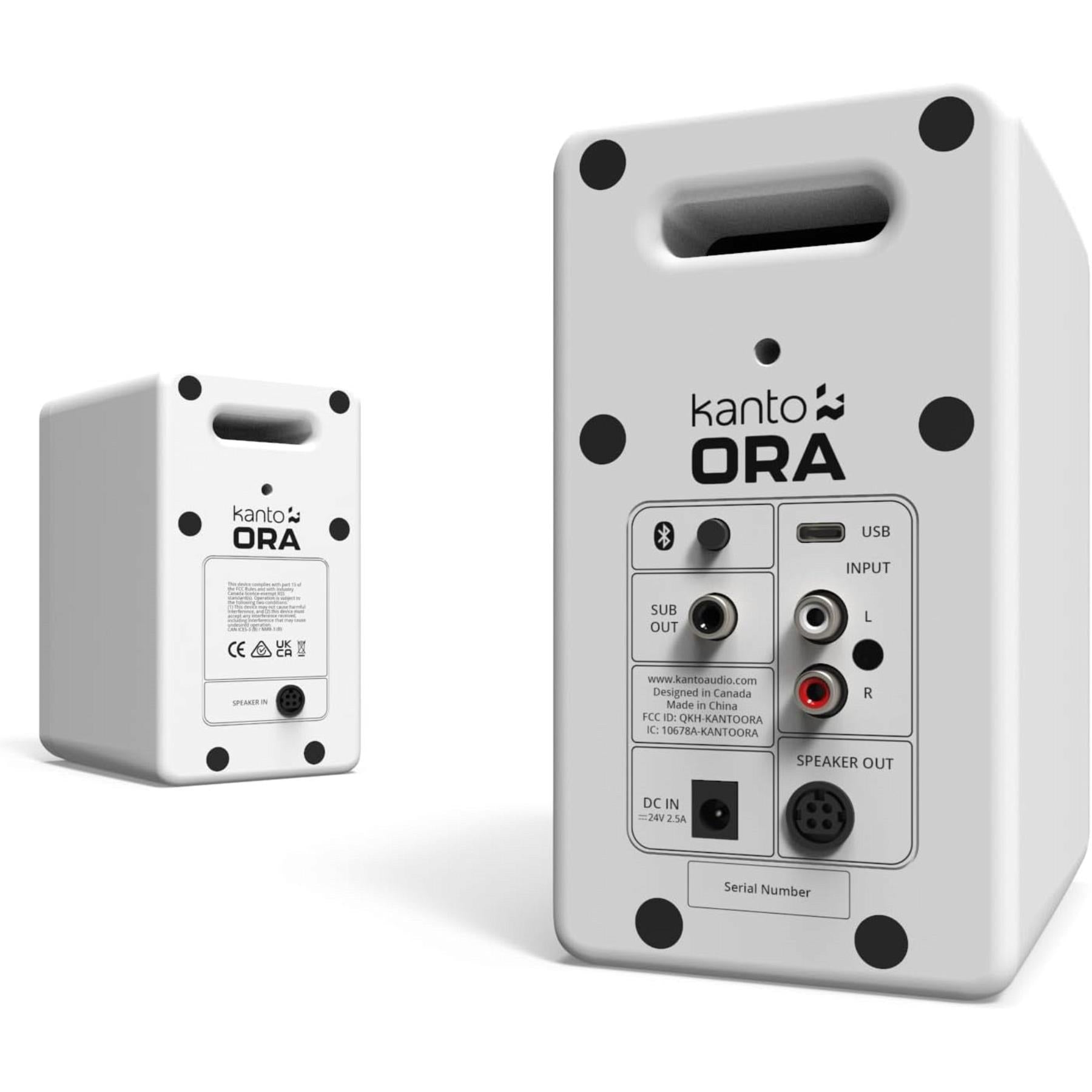 Kanto ORA4 Powered Reference Desktop Speakers - High-Fidelity Studio Monitors for Home & Office, Perfect for Music Production, Gaming, and Multimedia Entertainment