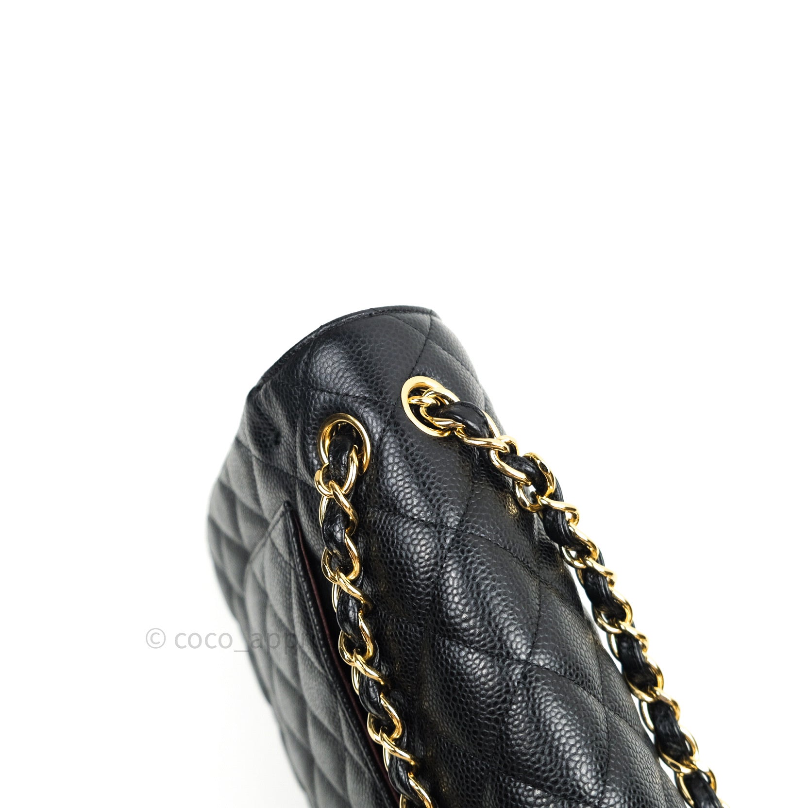 Chanel Classic Jumbo Double Flap Bag in Black Caviar Leather with Gold Hardware - Luxury Designer Handbag for Women, Perfect for Evening Events & Special Occasions