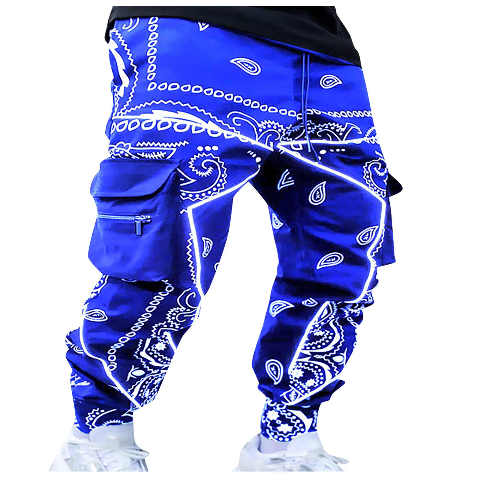 Xiloccer Men's Cargo Jogger Pants - Plus Size Sweatpants for Men, Slim Fit Athletic Jogging Shorts & Casual Pants | Perfect for Gym, Running, Travel & Everyday Wear