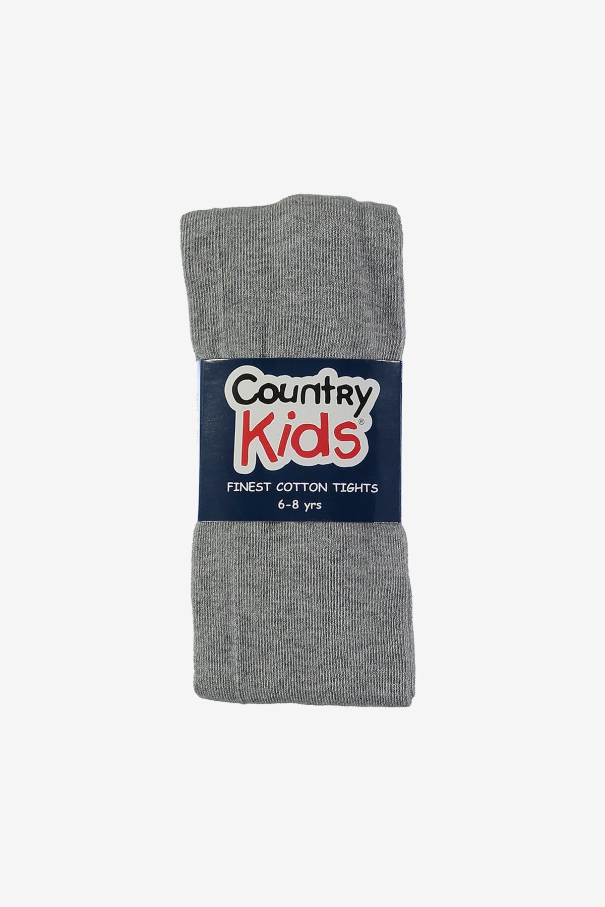 Country Kids Cotton Girls Tights - Soft & Comfortable Grey Leggings for Toddlers | Perfect for Playtime, School & Everyday Wear