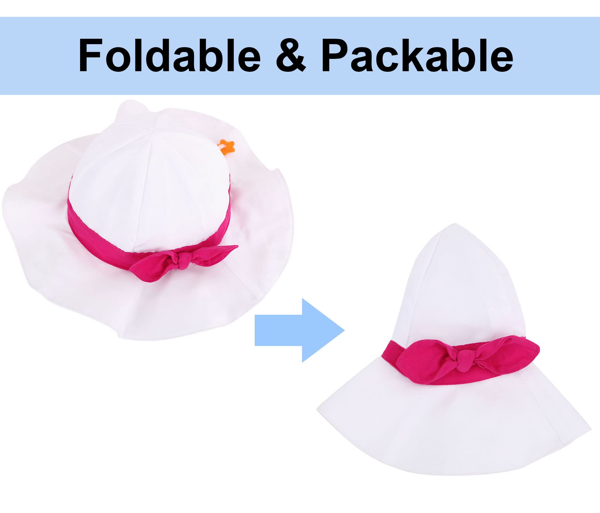 SimpliKids UPF 50+ Baby Sun Hat with Wide Brim - UV Protection for Infants & Toddlers - Perfect for Beach, Pool & Outdoor Activities