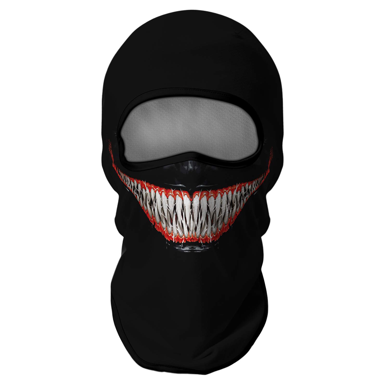 Venswell 3D Skull Balaclava Face Mask - Warm Winter Ski Mask for Cycling, Motorcycle, Snowboarding & Halloween Costume - Full Face Cover for Cold Weather Protection & Outdoor Sports