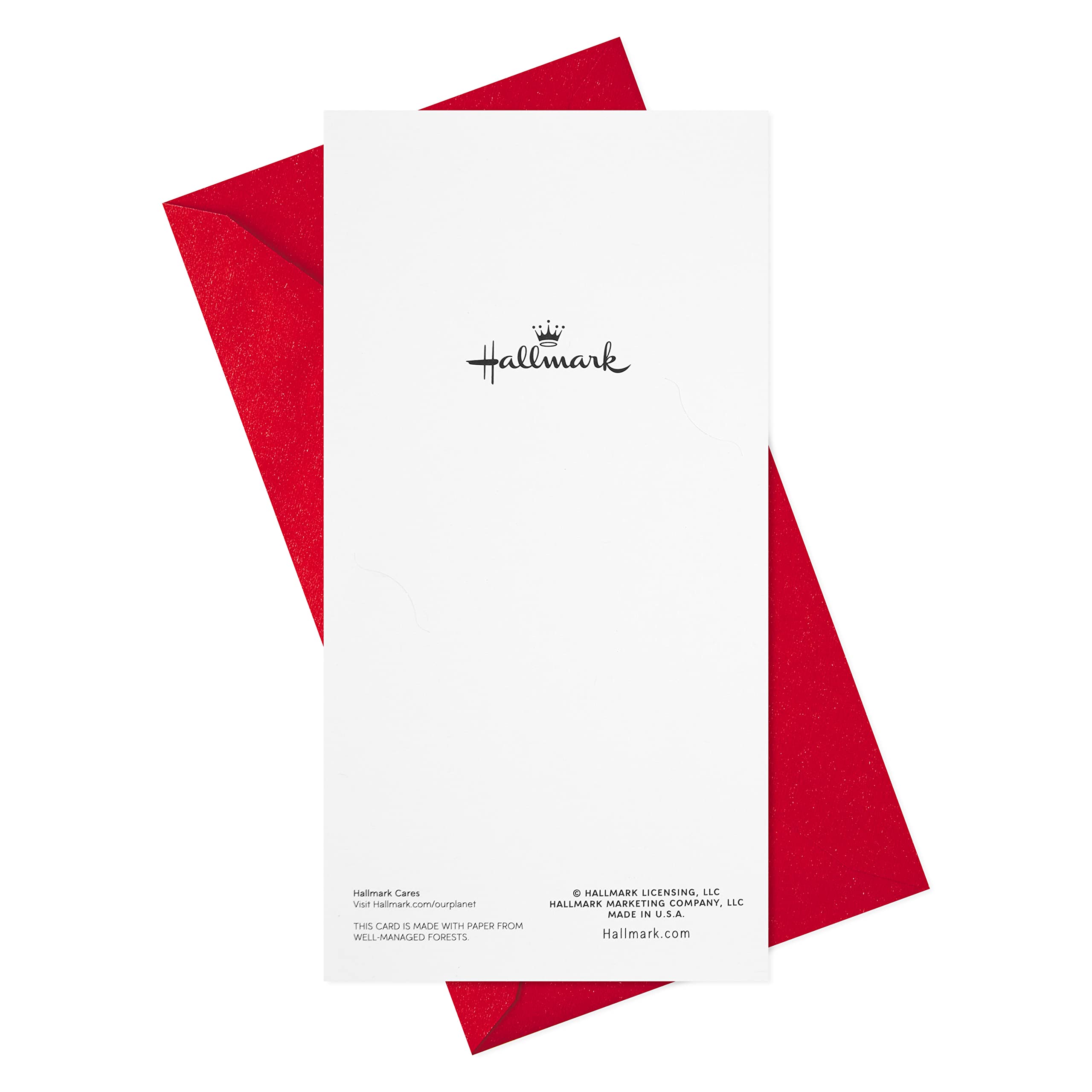 Hallmark Christmas Money & Gift Card Holders - Santa Claus Design (10 Cards with Envelopes) - Perfect for Holiday Gifting, Stocking Stuffers & Office Gift Exchanges