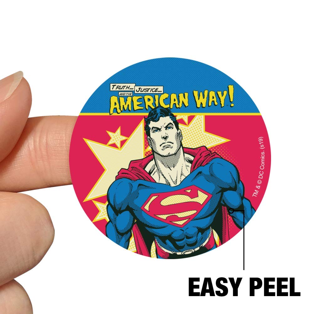 Superman The American Way Planner Stickers - Scrapbooking, Journaling, Bullet Journal & Crafting Supplies for DIY Projects & Creative Planning