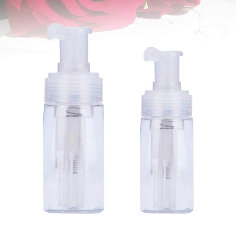Beaupretty 2 Pack Travel Powder Spray Bottles - Refillable Puff Bottle for Makeup, Body Powder & Baby Powder | Portable Cosmetic Container for On-the-Go Touch Ups, Gym Bag & Travel Essentials