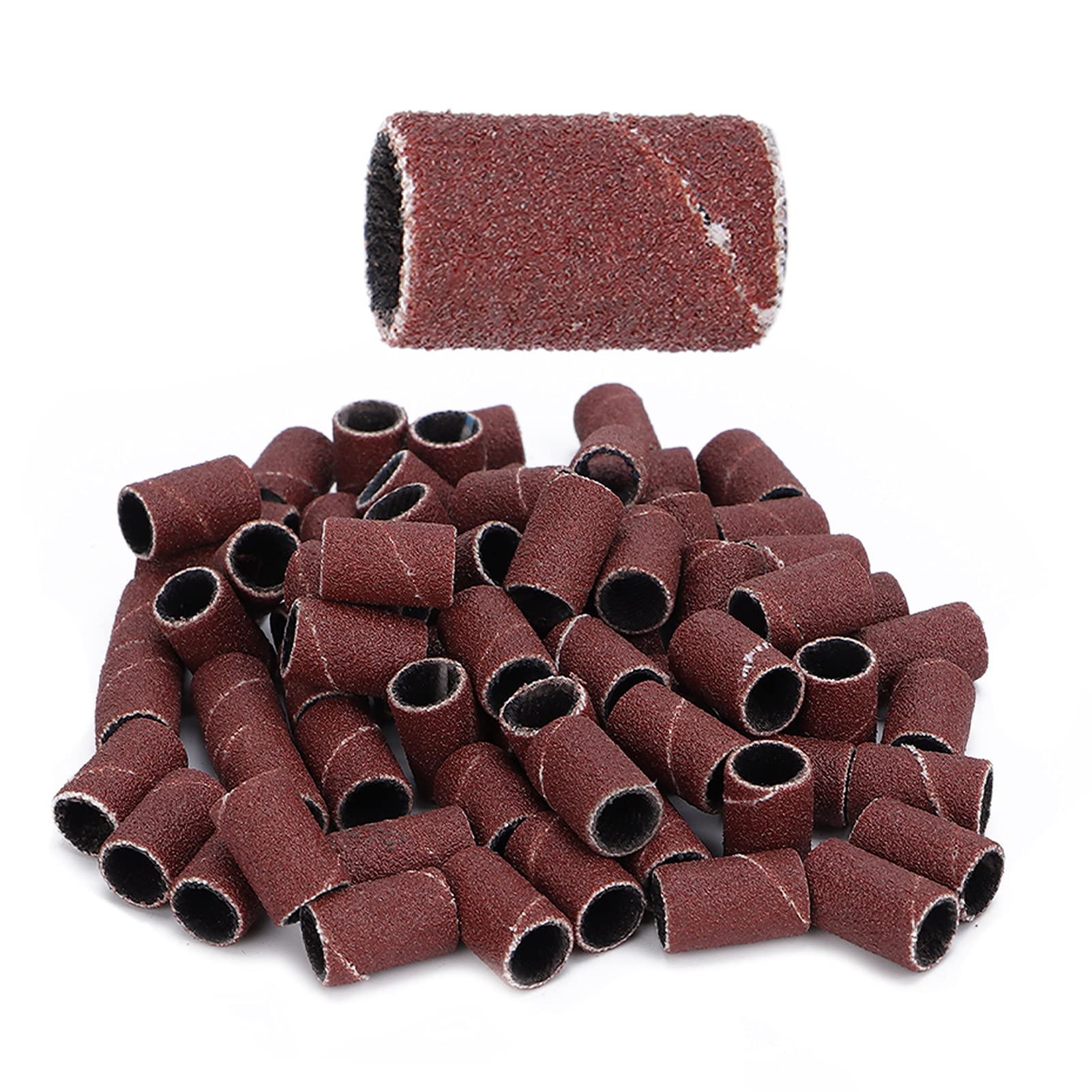 Professional Nail Sanding Bands for Gel & Acrylic Nails Removal - 120 Grit Nail Drill Sanders for Artificial Nails - Perfect for Manicure, Pedicure & Nail Salon Use