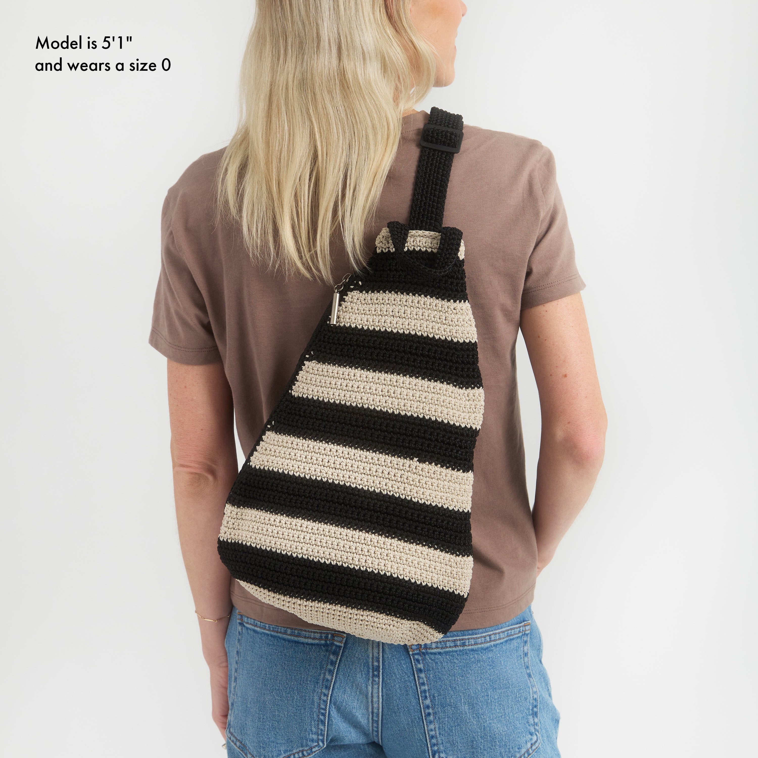 On The Go Sling Backpack - Lightweight Crossbody Travel Bag for Men & Women - Perfect for Hiking, Commuting & Everyday Use