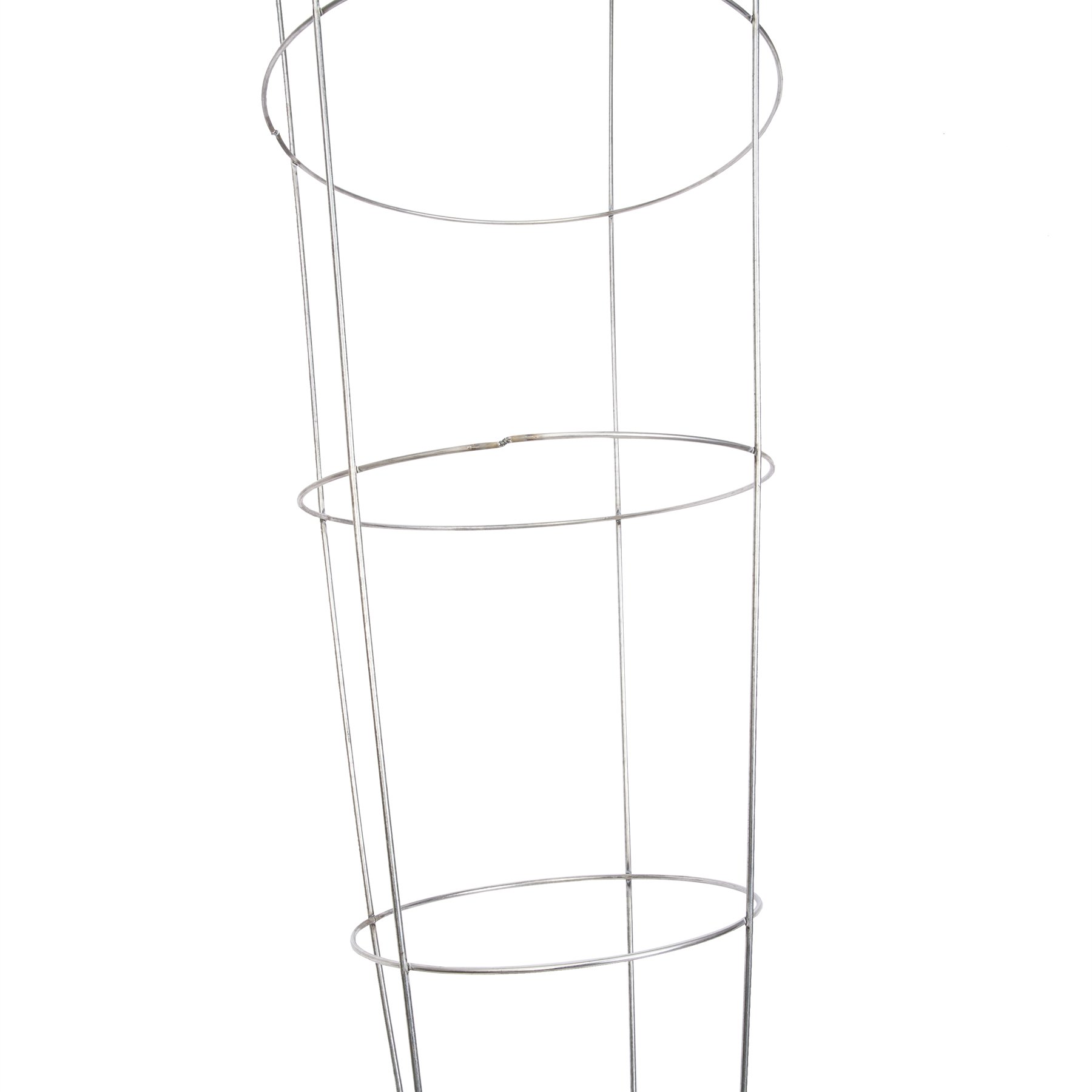 Panacea Products 89723 Galvanized Tomato and Plant Support Cage - Pack of 10 for Garden, Greenhouse, and Outdoor Plant Growth Support