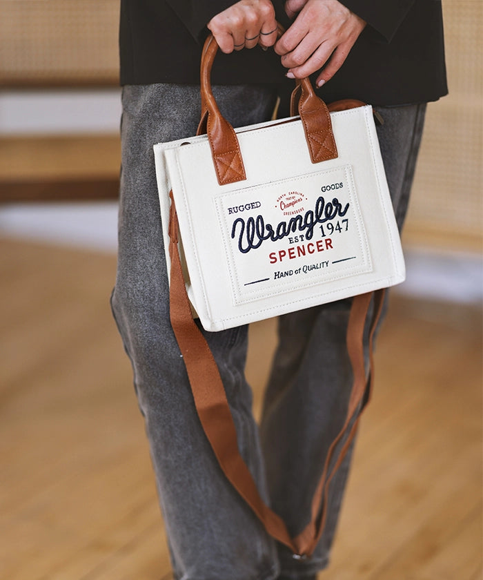 Wrangler Canvas Crossbody Purse for Women - Durable & Stylish Shoulder Bag - Perfect for Travel, Shopping & Everyday Use