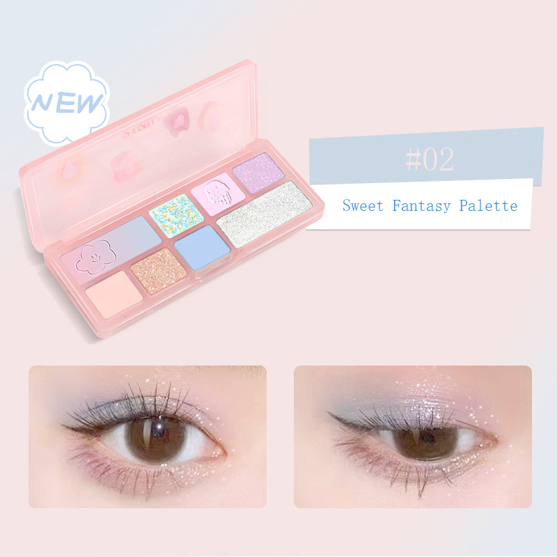 Shedella Egyptian Doll 8-Color Eyeshadow Palette - Highly Pigmented Makeup Kit for Day & Night Looks - Perfect for Parties, Weddings & Special Occasions