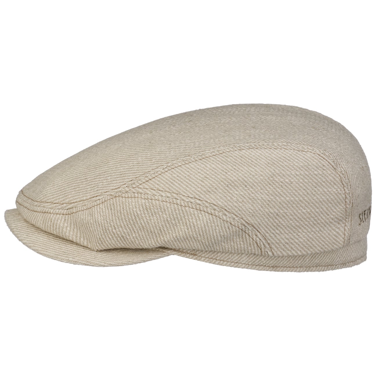 Stetson Sustainable Heavy Twill Flat Cap - Eco-Friendly Men's Hat for Outdoor Activities, Travel & Casual Wear