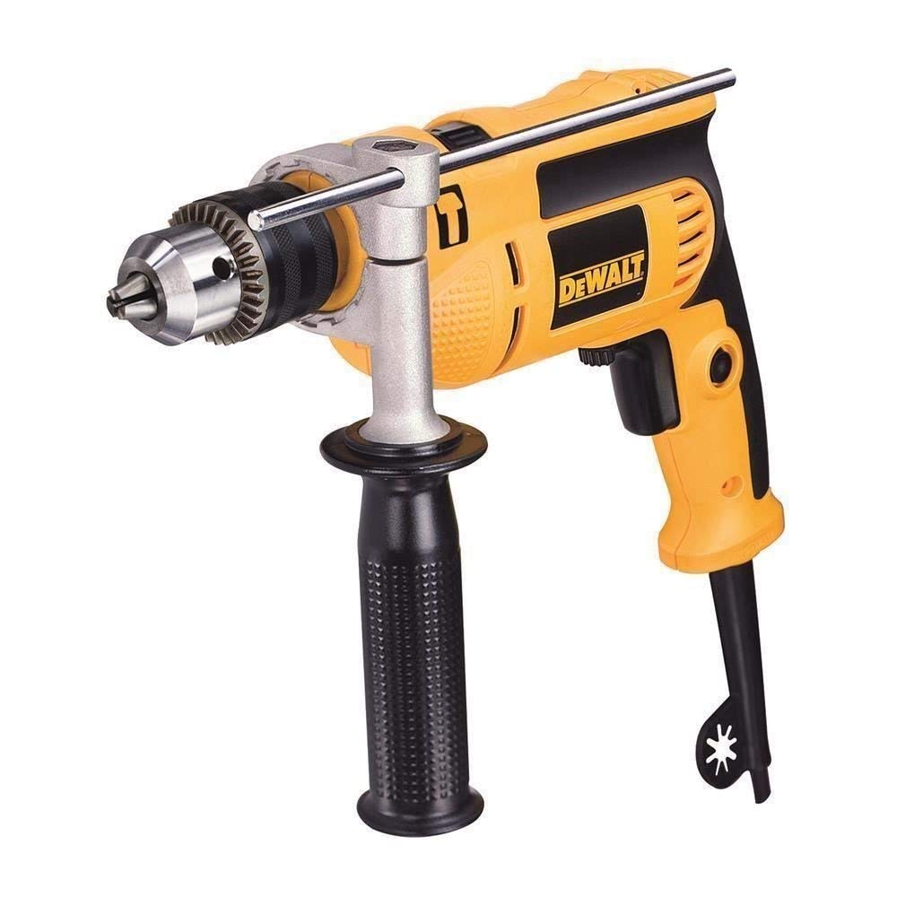 DEWALT DWD024 1/2 Inch Hammer Drill - Powerful Corded Electric Drill for Wood, Metal & Masonry - Ideal for DIY Projects, Home Repairs & Construction Work