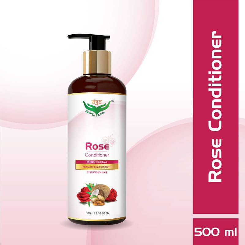 Rose Hair Conditioner for Oily Hair - Promotes Hair Growth & Strengthens Hair - Ideal for Daily Use & Scalp Care