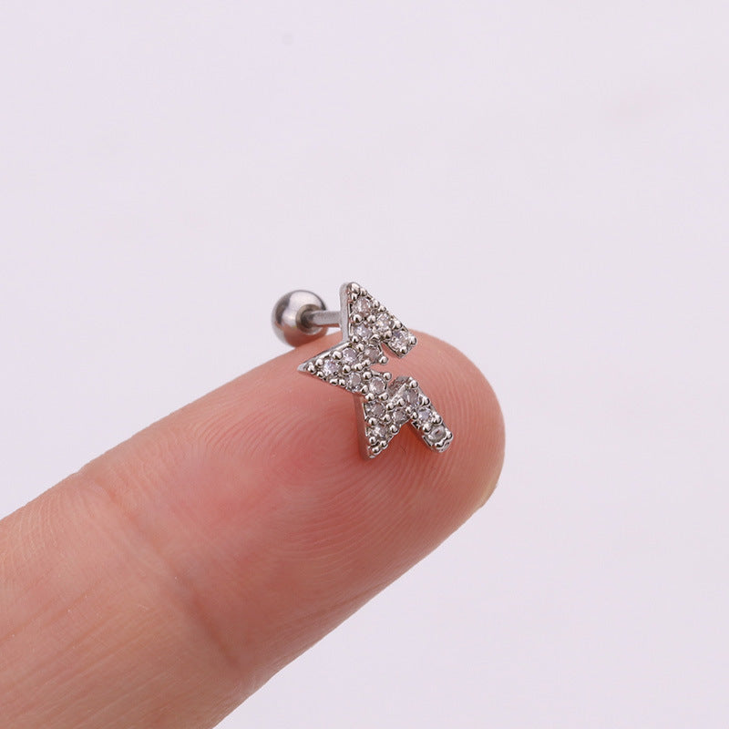 20G Cartilage Tiny Stud Earrings - Pineapple Stud Earrings for Women, Cute Gold Plated Ear Studs | Perfect for Daily Wear, Gifts & Pierced Ears | HSPJ1912