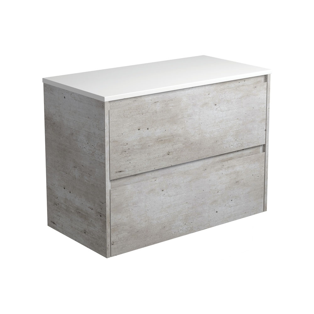 Fienza 90BX Amato 900 Wall Mounted Industrial Cabinet - Modern Storage Solution for Kitchen, Bathroom & Garage Organization