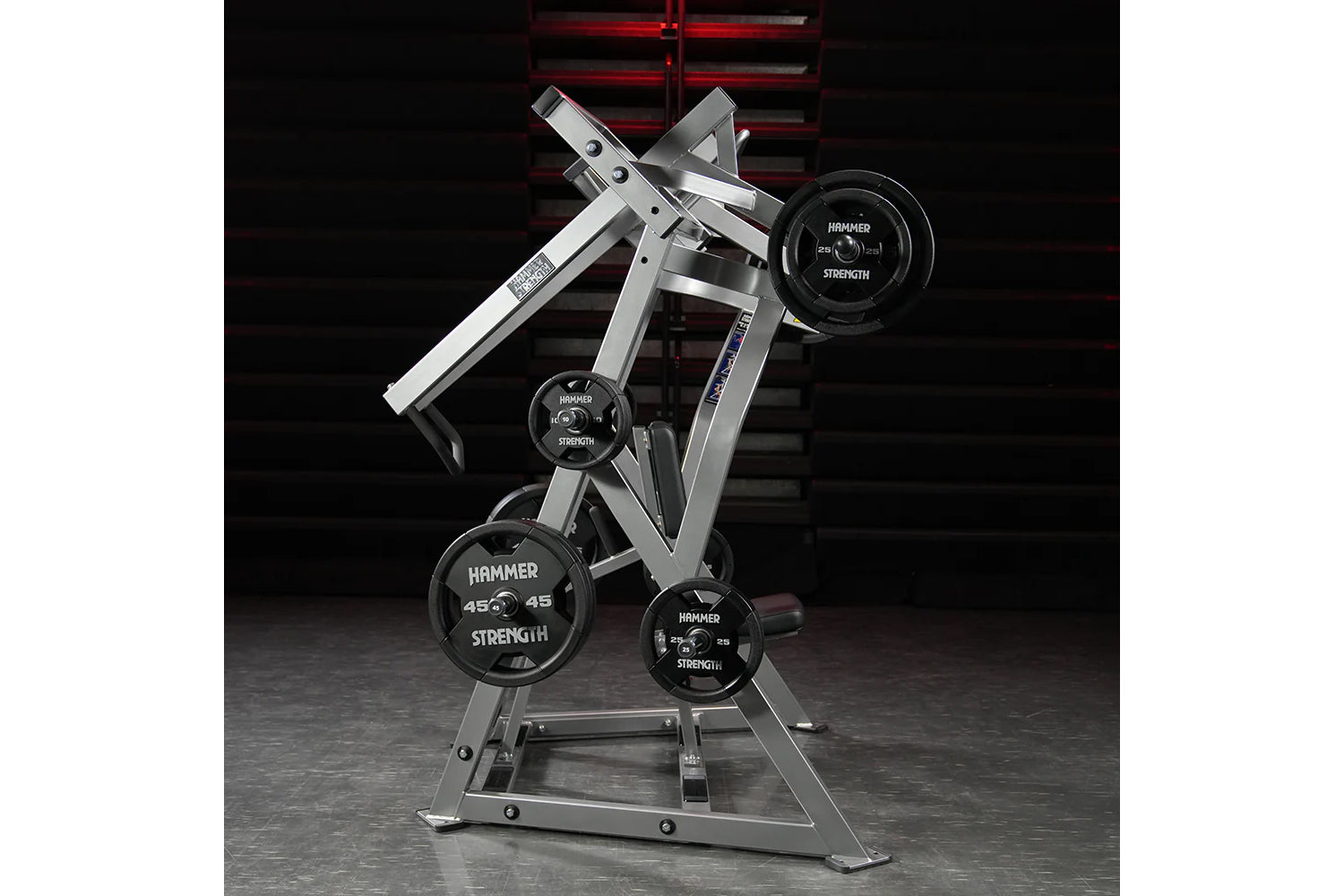 Hammer Strength Plate Loaded Iso-Lateral Row Machine for Home & Commercial Gym - Build Back Muscles with Adjustable Weight Training Equipment