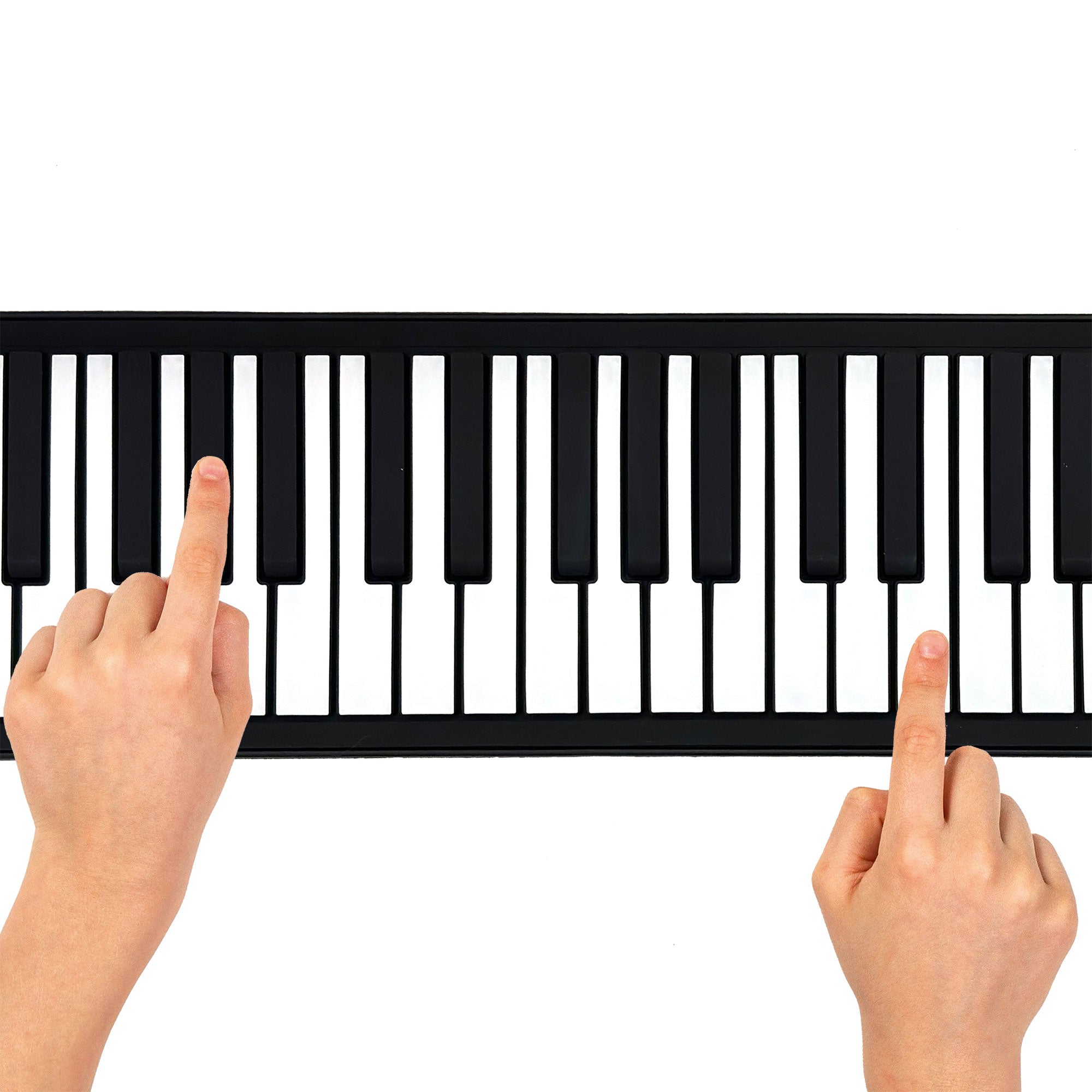 61-Key Roll Up Silicone Piano - Portable & Waterproof Electronic Keyboard for Travel, Home Practice, and Outdoor Performances | Perfect for Beginners, Kids, and Musicians on the Go