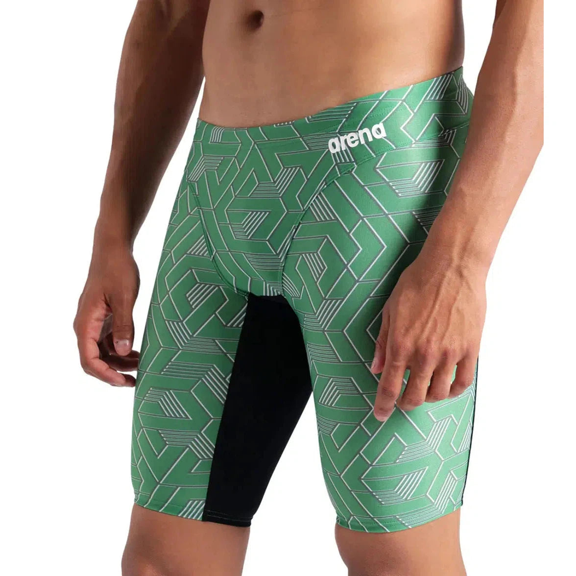 Arena Men's Escape Swim Jammer - High-Performance Competitive Swimwear for Training & Racing | Perfect for Lap Swimming, Triathlons & Water Sports