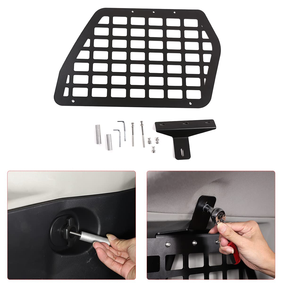 Toyota FJ Cruiser 2007-2021 Left Side Trunk Storage Rack - Car Organizer Shelf for SUV Accessories | Perfect for Camping Gear, Tools & Road Trip Essentials