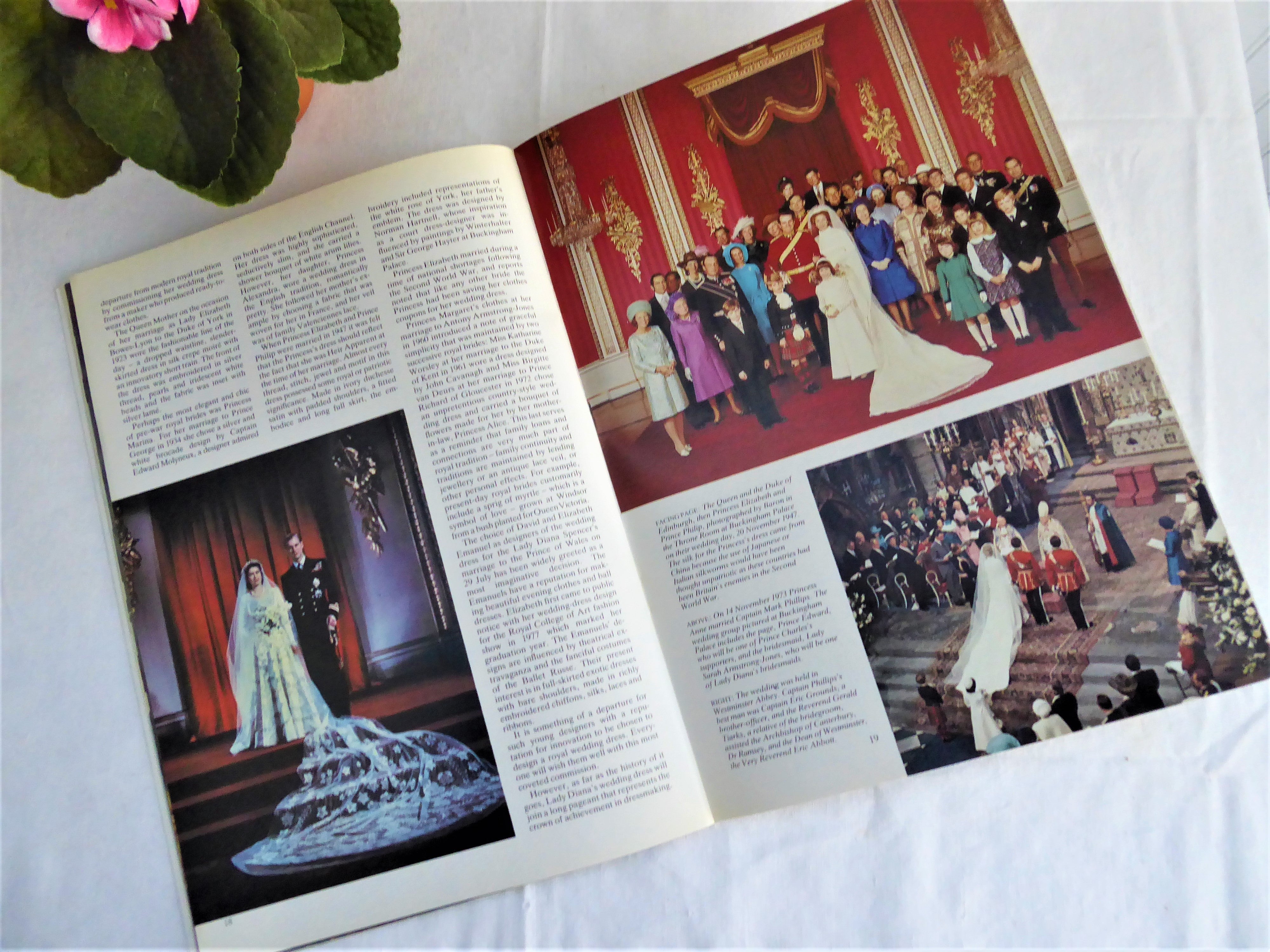 Royal Wedding Charles and Diana 1981 Commemorative Program - Rare Collectible with High-Quality Photos | Perfect for Royal Memorabilia Collectors, History Enthusiasts, and Wedding Inspiration