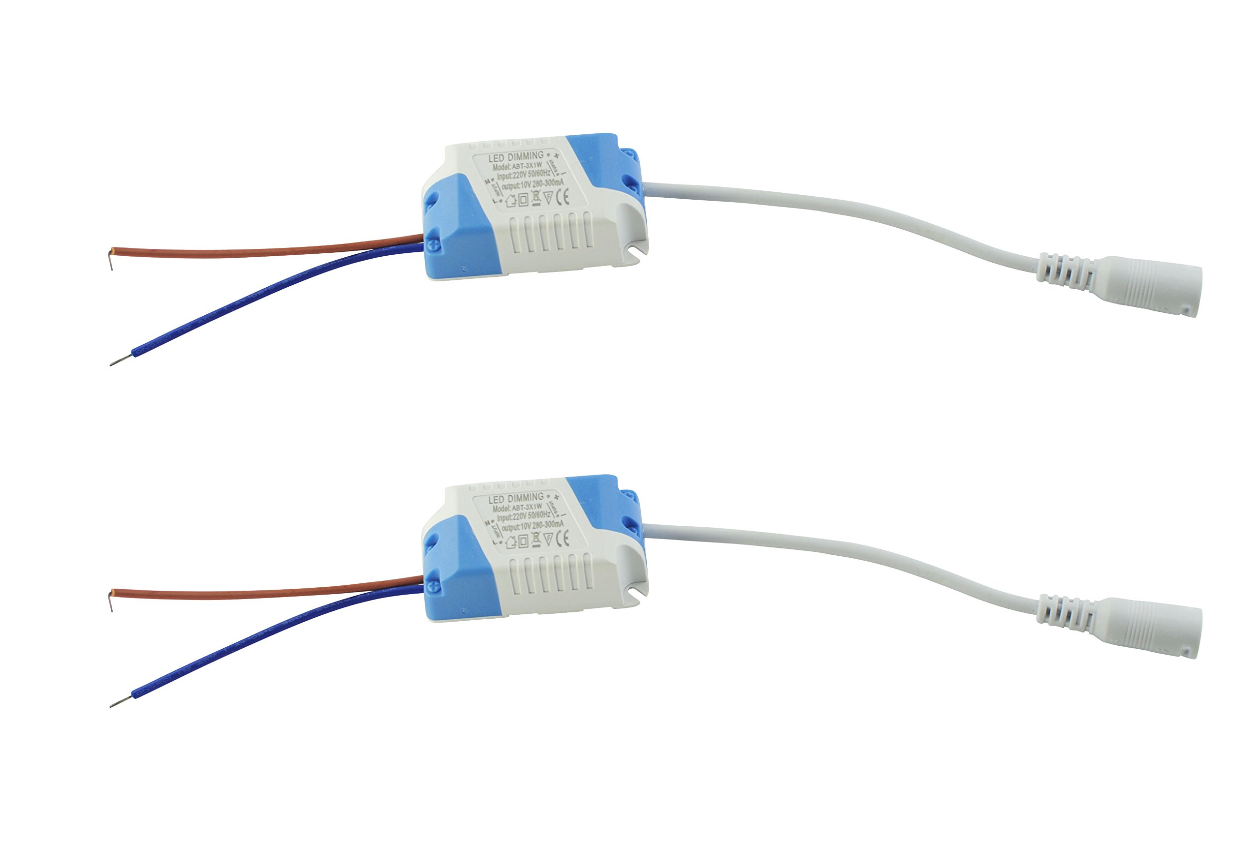 3W Dimmable High Power LED Driver - AC110V Input, 10V Output - External Power Supply for LED Ceiling Lights & Lamps - Perfect for Home, Office, and Commercial Lighting Projects