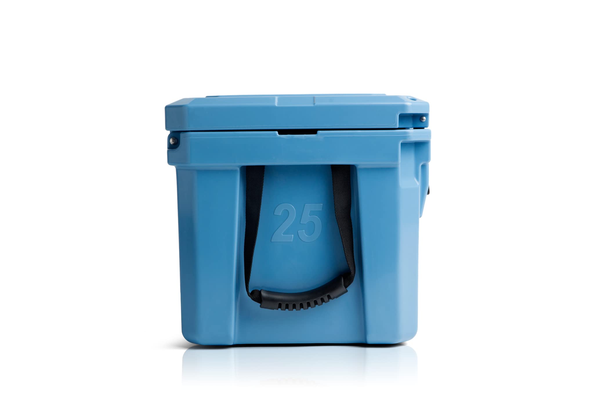 Premium 25 Quart Roto-Molded Super Ice Cooler - Heavy Duty Cobalt Cooler Keeps Ice for 3 Days | Perfect for Camping, Beach Trips, Tailgating & Outdoor Adventures