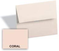 Premium Stardream Metallic A7 Envelopes (5.25x7.25 Inches) - Coral Color - Pack of 250 - Perfect for Wedding Invitations, Greeting Cards & Business Correspondence