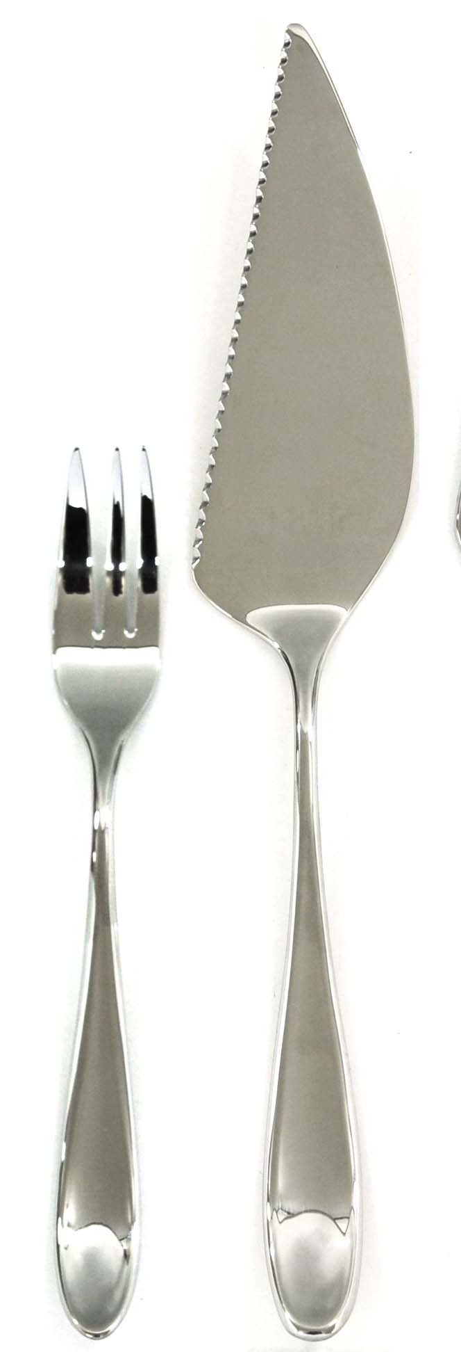 Mepra 13-Piece Stainless Steel Cake Serving Set - Elegant Dessert Utensils for Weddings, Parties & Home Baking