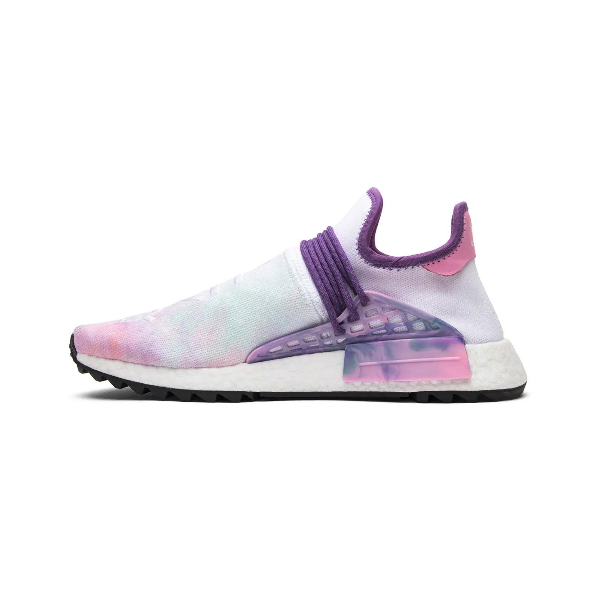Adidas NMD x HU Pharrell Human Race Holi Festival Sneakers 'Pink Glow' (2018) - Limited Edition Running Shoes for Men, Comfortable Streetwear & Gym Workouts