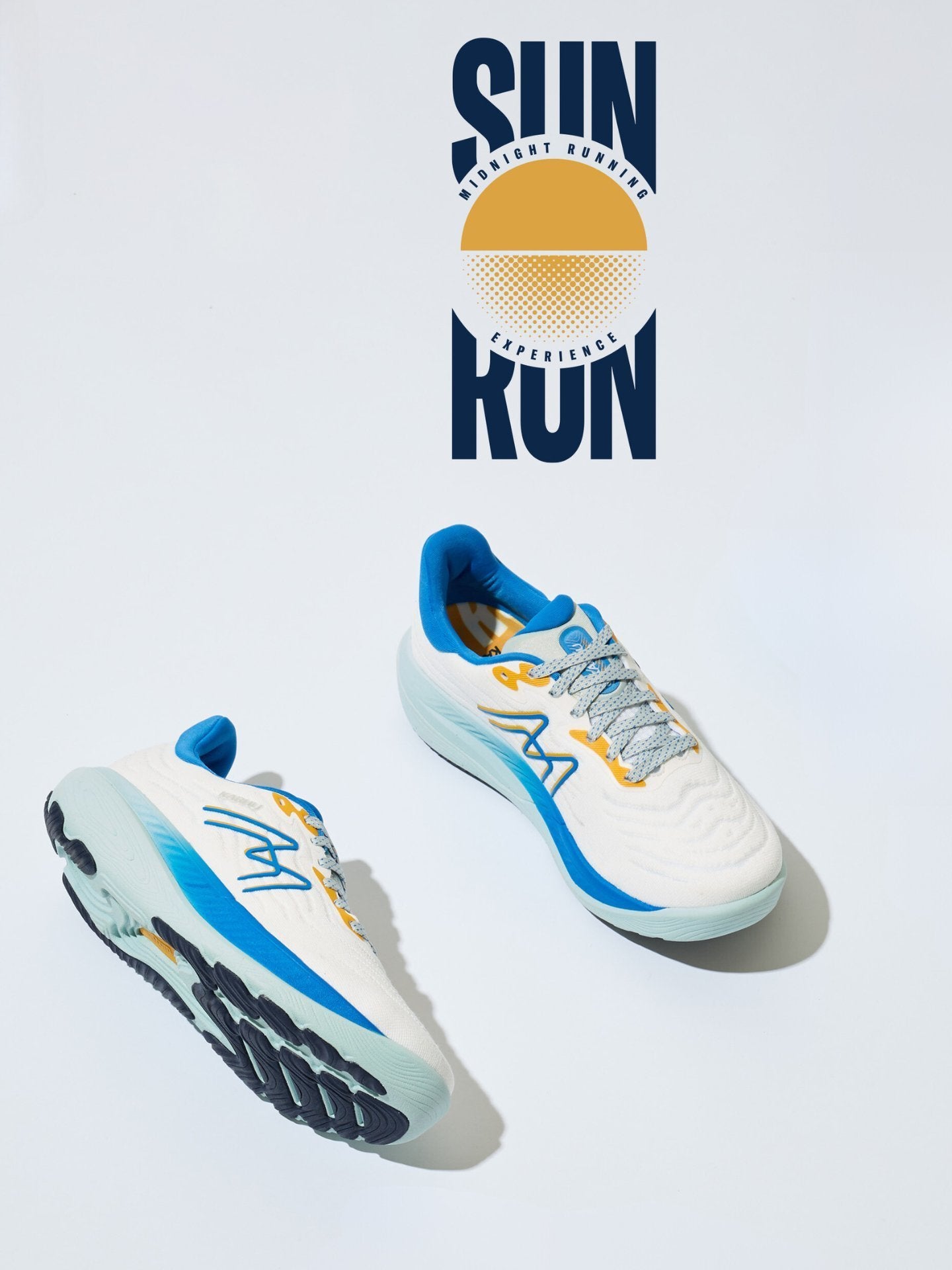 IKONI 3.0 Women's Running Shoes - White/Super Sonic - Lightweight Athletic Sneakers for Jogging, Gym Workouts & Outdoor Activities