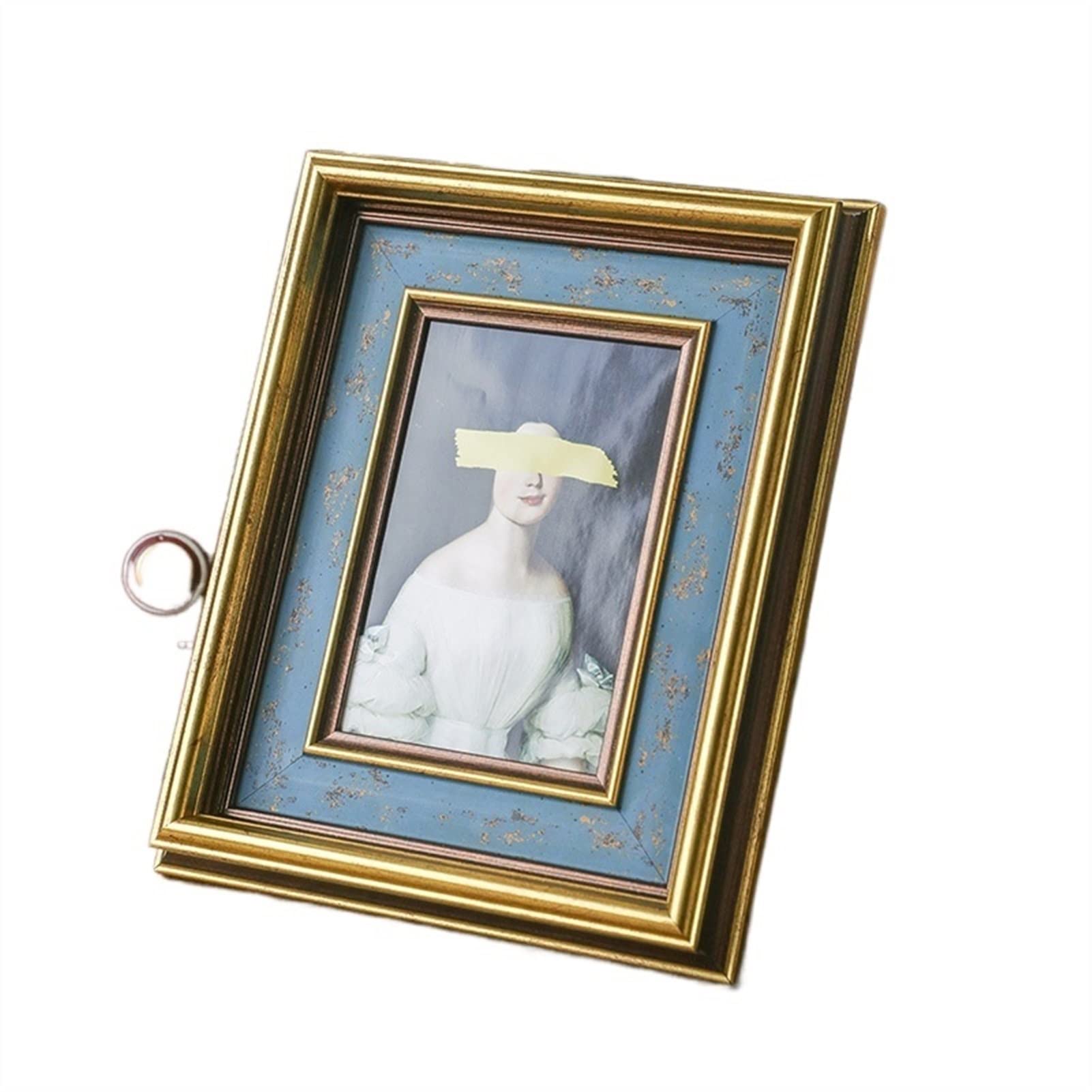 Luxury Gold Photo Frame - 4x6 Inch Elegant Wall Decor for Family Pictures, Paintings & Home Décor | Perfect for Living Room, Bedroom & Office Display (10.2x15.2cm)