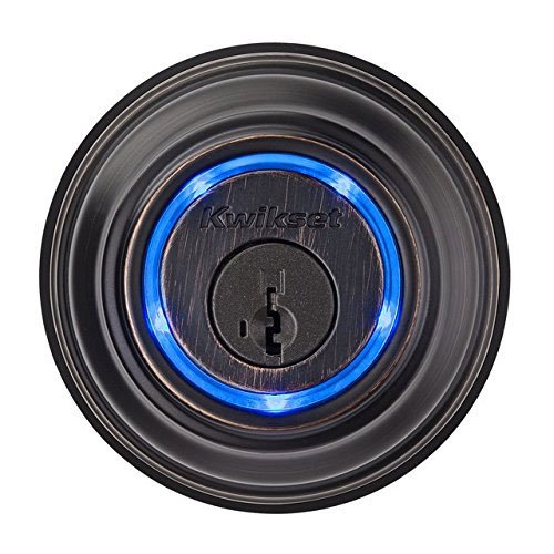 Kwikset 99250-003 SmartKey Rekeyable Deadbolt Lock - 1 Pack, Venetian Bronze Finish - Secure Your Home & Office Doors with Keyless Entry Technology