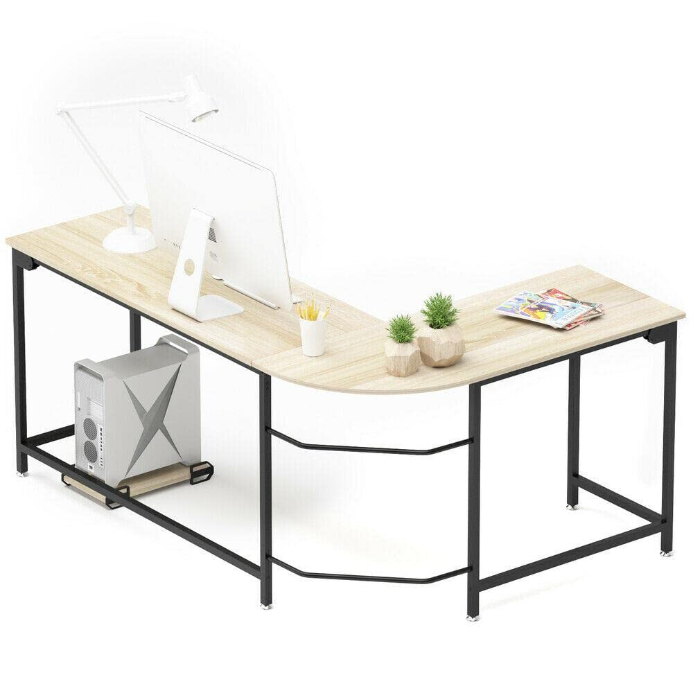 L Shaped Gaming Desk - Corner Computer Workstation for Home Office & Gaming Setup