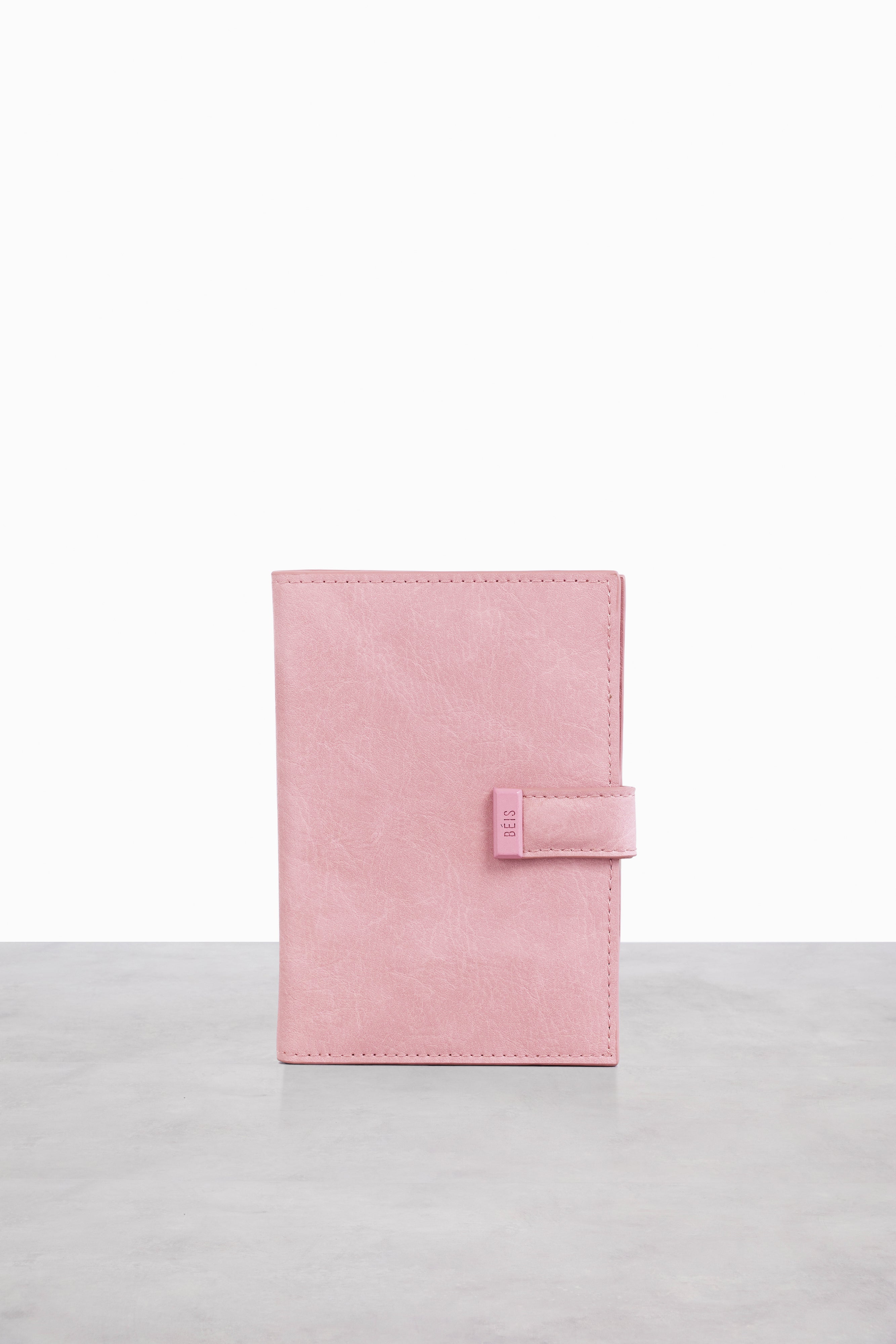 Premium Passport Holder & Luggage Tag Set - Atlas Pink | Travel Essentials for Women & Men | Perfect for Vacations, Business Trips & International Travel