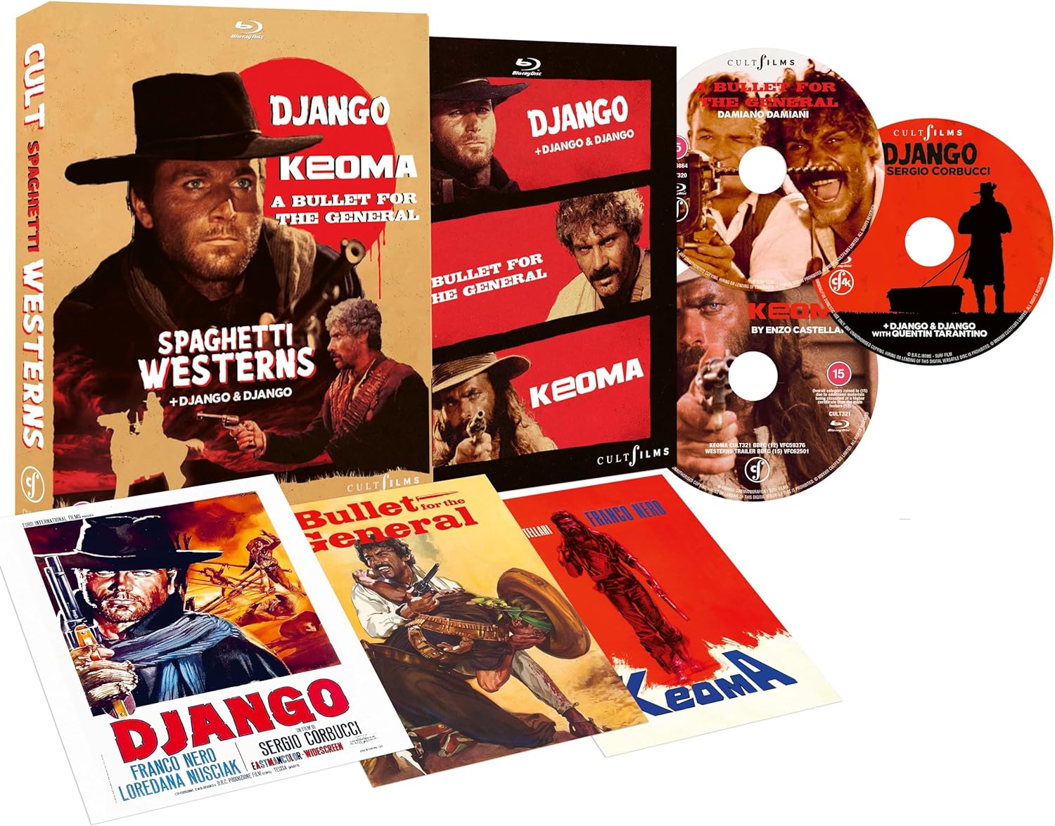 Best Spaghetti Western Movies Collection - Classic Italian Western Films Blu-ray Box Set - Perfect for Movie Nights & Western Fans
