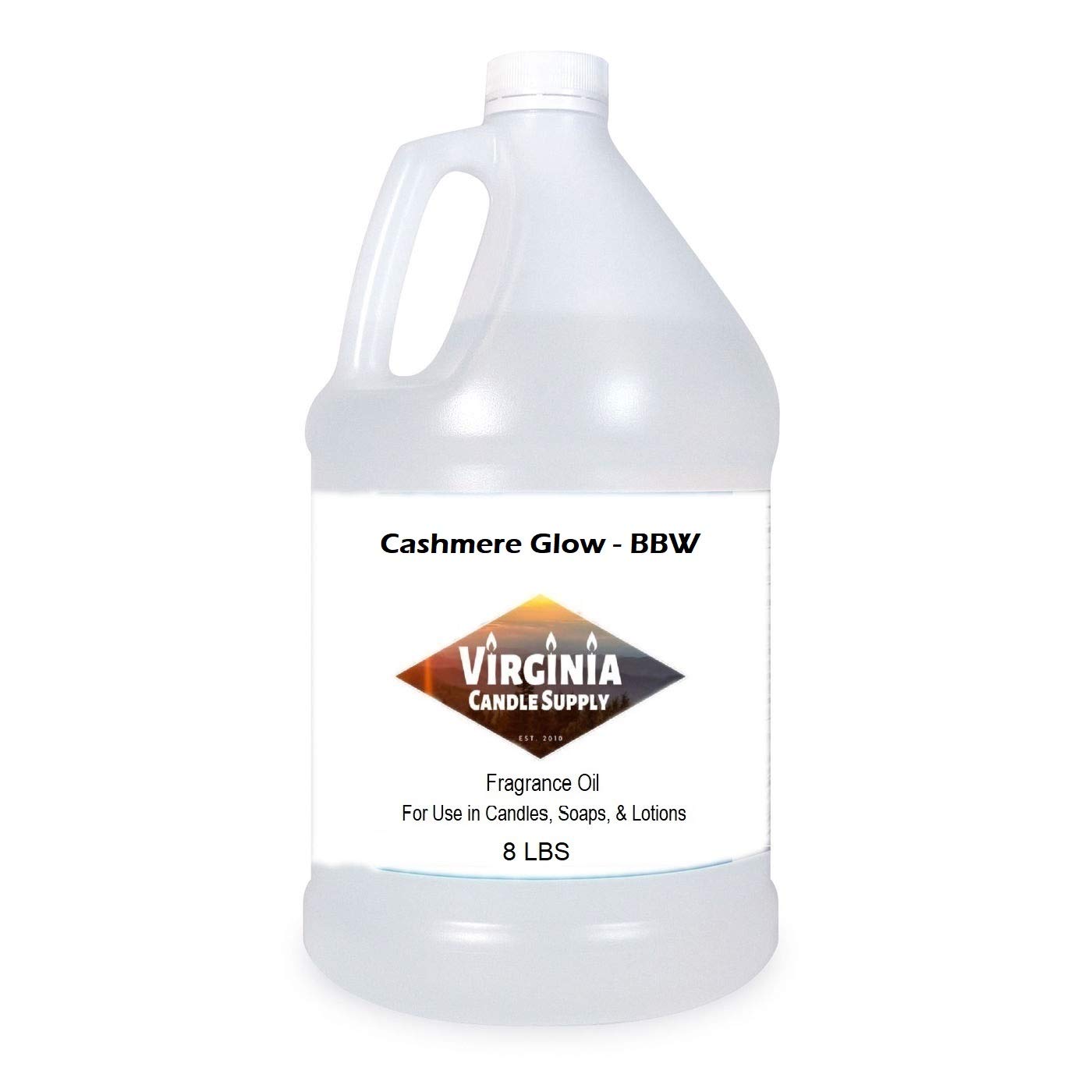 Premium Cashmere Glow Fragrance Oil - 8 LB Bulk Size for Candle Making, Soap Making, Bath Bombs & Home Fragrance | Scented Oil for Diffusers, Room Sprays, Lotions & DIY Crafts | Warm Cozy Aroma for Fall & Winter Seasons