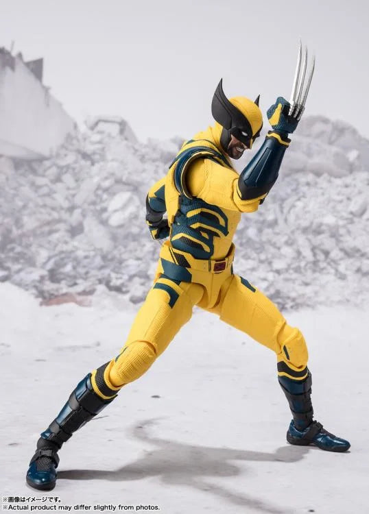 Wolverine S.H.Figuarts Deadpool & Wolverine Action Figure - Premium Collectible Marvel Superhero Toy for Display & Play - Perfect for Fans, Gifts & Comic Conventions