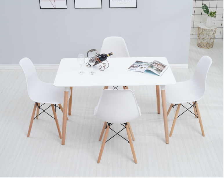 Elegant 6-Piece Dining Room Set with Echo Design - Perfect for Family Dinners & Entertaining Guests